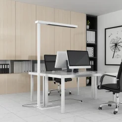 Arbejdsrum/Kontor|Gulvlamper ^ Arcchio LED-gulvlampe til kontor Susi, sæt med 2, hvid, sensor