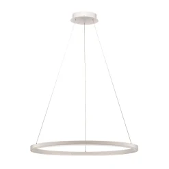 Arcchio Pendellamper|Pendellamper > LED-hængelampe Albiona, hvid, 1 ring, Ø 80 cm
