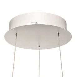 Arcchio Pendellamper|Pendellamper > LED-hængelampe Albiona, hvid, 1 ring, Ø 80 cm