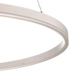 Arcchio Pendellamper|Pendellamper > LED-hængelampe Albiona, hvid, 1 ring, Ø 80 cm