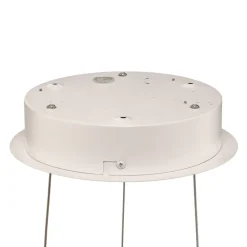 Arcchio Pendellamper|Pendellamper > LED-hængelampe Albiona, hvid, 1 ring, Ø 80 cm
