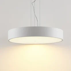 Pendellamper ^ Arcchio LED-hængelampe Noabelle, Ø 60 cm, hvid, metal