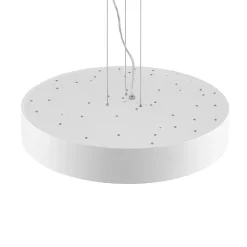 Pendellamper ^ Arcchio LED-hængelampe Noabelle, Ø 60 cm, hvid, metal
