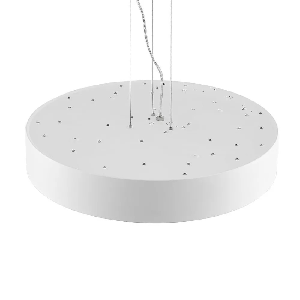 Pendellamper ^ Arcchio LED-hængelampe Noabelle, Ø 60 cm, hvid, metal