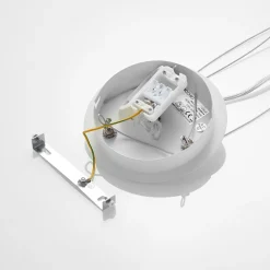 Pendellamper ^ Arcchio LED-hængelampe Noabelle, Ø 60 cm, hvid, metal