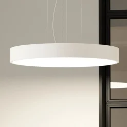 Pendellamper|Pendellamper ^ Arcchio LED-hængelampe Noabelle, Ø 80 cm, hvid, metal