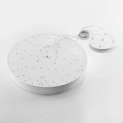 Pendellamper|Pendellamper ^ Arcchio LED-hængelampe Noabelle, Ø 80 cm, hvid, metal