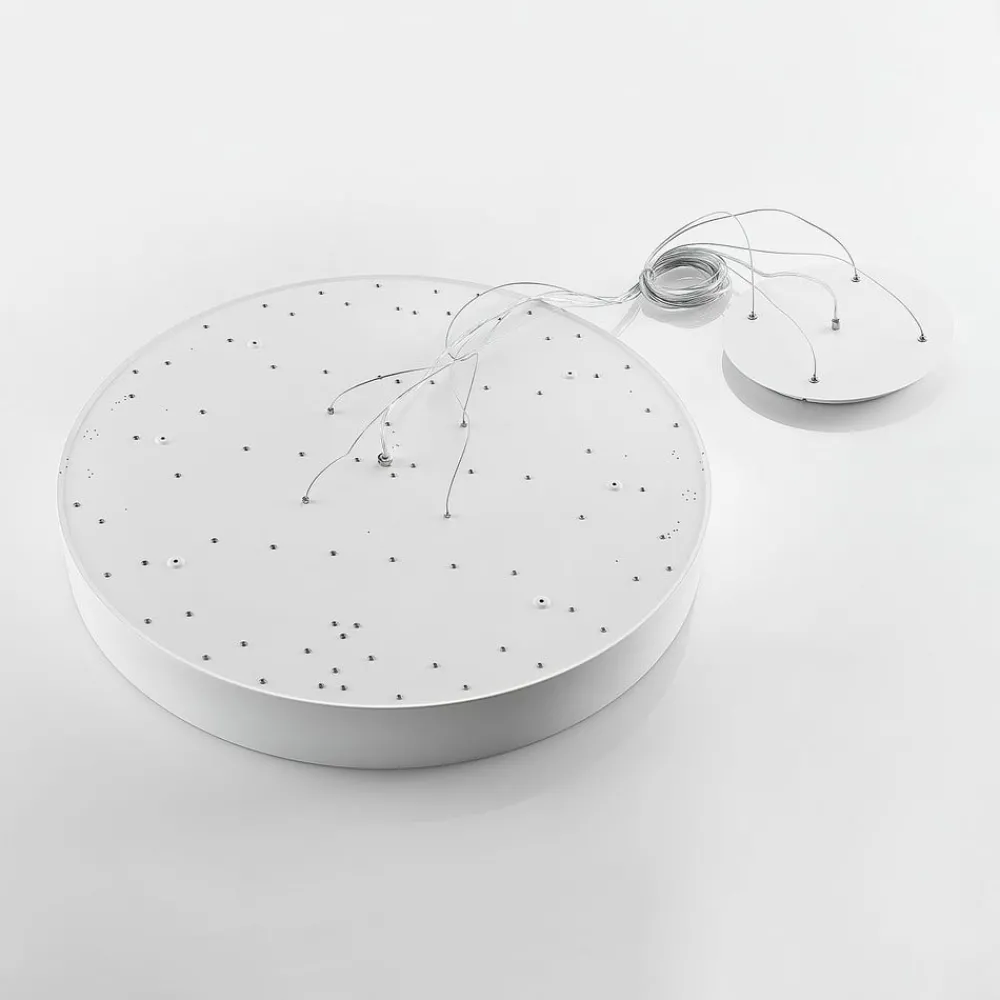 Pendellamper|Pendellamper ^ Arcchio LED-hængelampe Noabelle, Ø 80 cm, hvid, metal