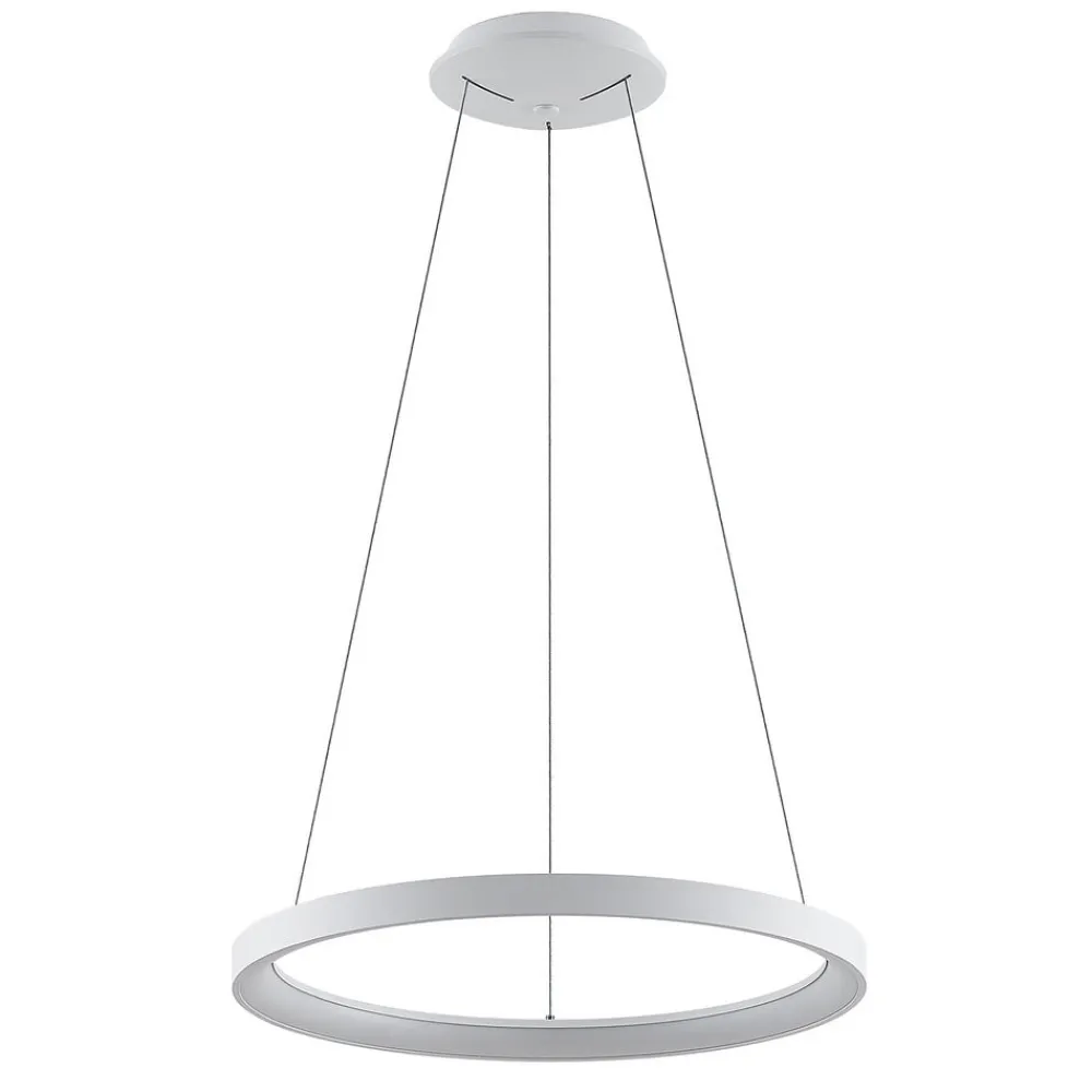 Arcchio Pendellamper|Pendellamper > LED-hængelampe Vivy, Ø 58 cm, hvid, metal