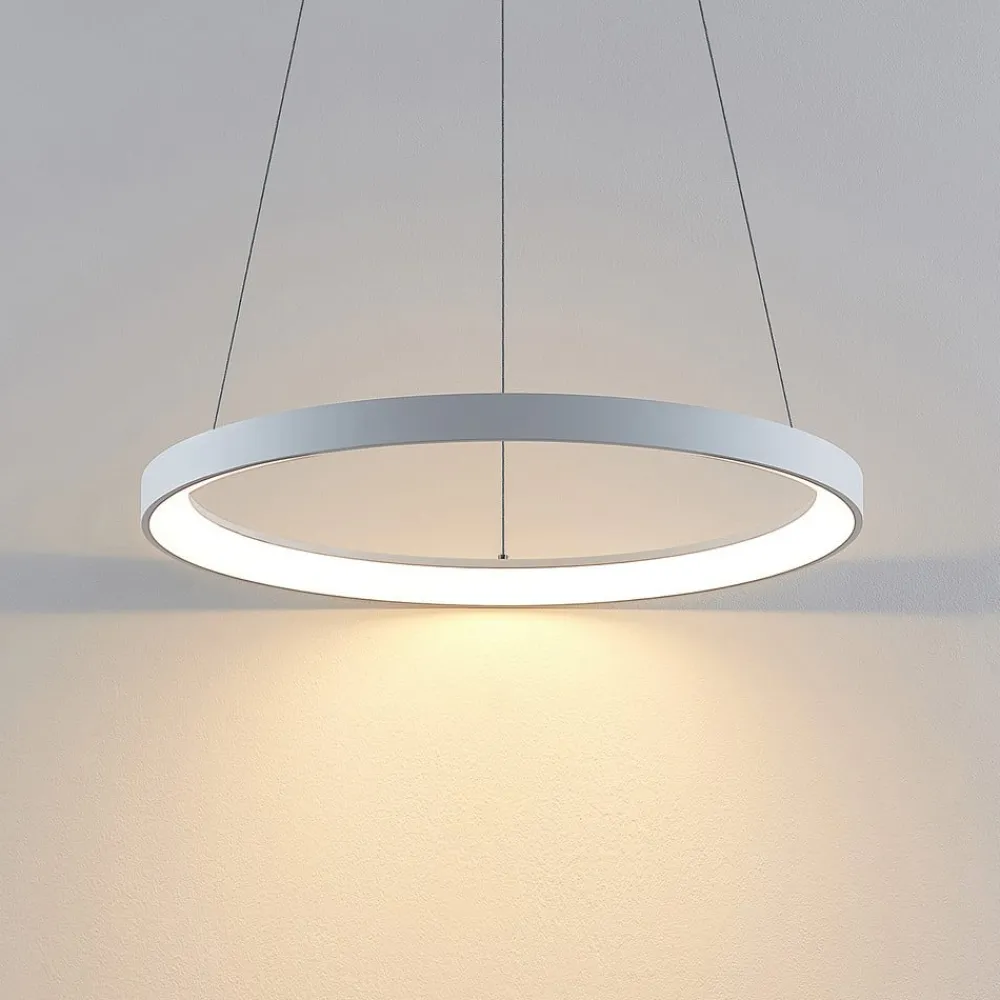 Arcchio Pendellamper|Pendellamper > LED-hængelampe Vivy, Ø 58 cm, hvid, metal