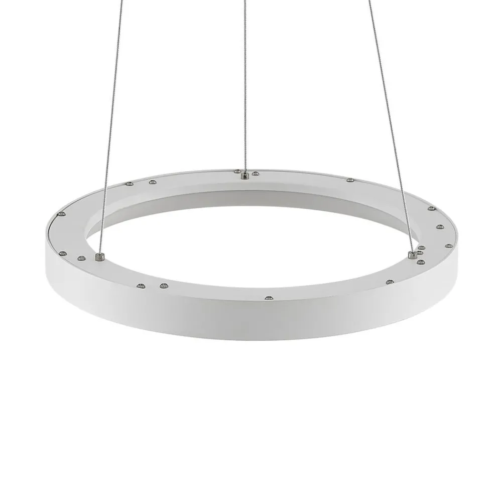 Arcchio Pendellamper|Pendellamper > LED-hængelampe Vivy, Ø 38 cm, hvid, metal