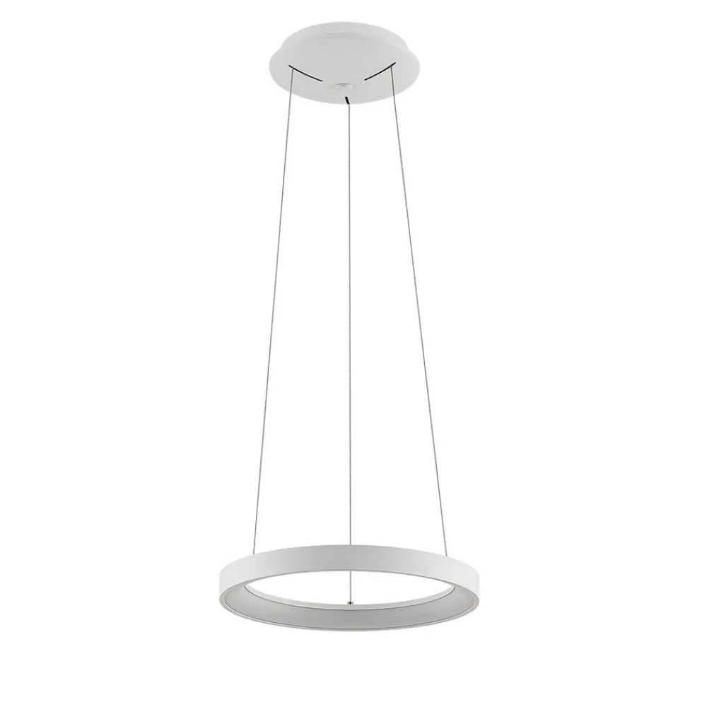 Arcchio Pendellamper|Pendellamper > LED-hængelampe Vivy, Ø 38 cm, hvid, metal