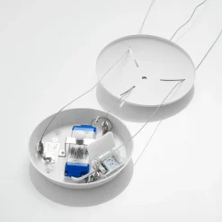 Arcchio Pendellamper|Pendellamper > LED-hængelampe Vivy, Ø 38 cm, hvid, metal