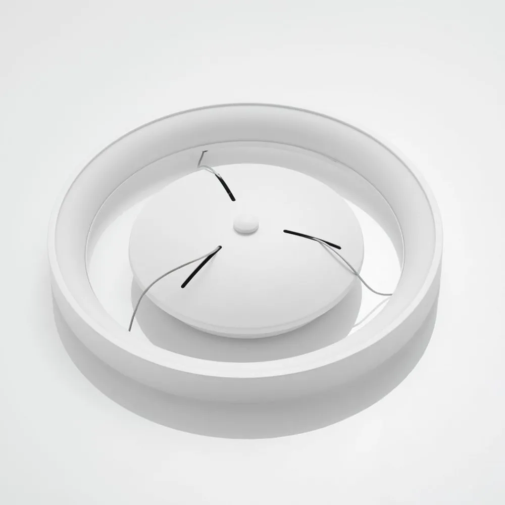 Arcchio Pendellamper|Pendellamper > LED-hængelampe Vivy, Ø 38 cm, hvid, metal