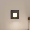 Arcchio Væglamper|Indbygningsspots > LED-indbygningslampe Vexi, 7,8 cm x 7,8 cm, sort, CCT