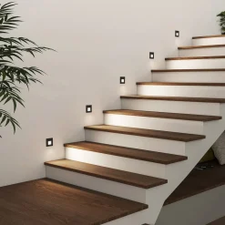 Arcchio Væglamper|Indbygningsspots > LED-indbygningslampe Vexi, 7,8 cm x 7,8 cm, sort, CCT