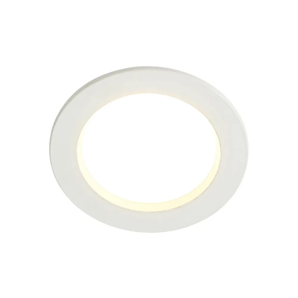 Arcchio Loftlamper|Indbygningsspots > LED-indbygningslampe Milaine, Ø 10 cm, hvid, dæmpbar