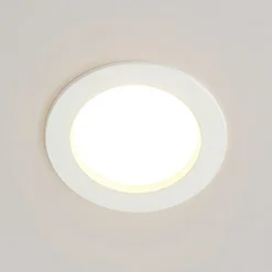 Arcchio Loftlamper|Indbygningsspots > LED-indbygningslampe Milaine, Ø 10 cm, hvid, dæmpbar