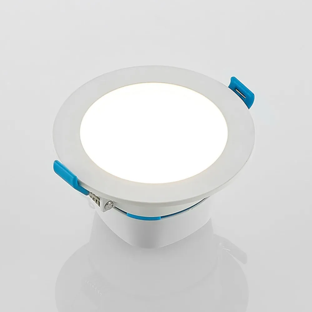 Arcchio Loftlamper|Indbygningsspots > LED-indbygningslampe Milaine, Ø 10 cm, hvid, dæmpbar