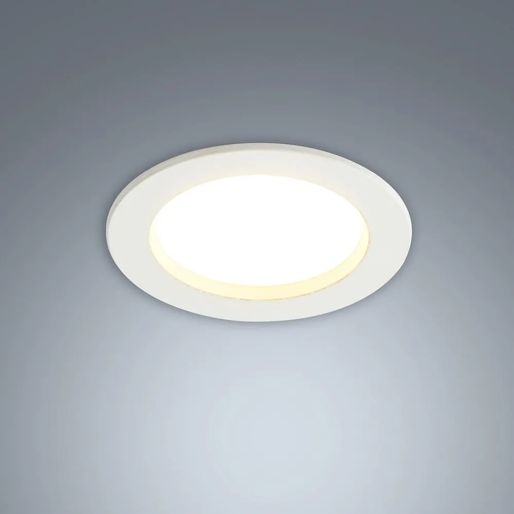 Arcchio Loftlamper|Indbygningsspots > LED-indbygningslampe Milaine, Ø 10 cm, hvid, dæmpbar
