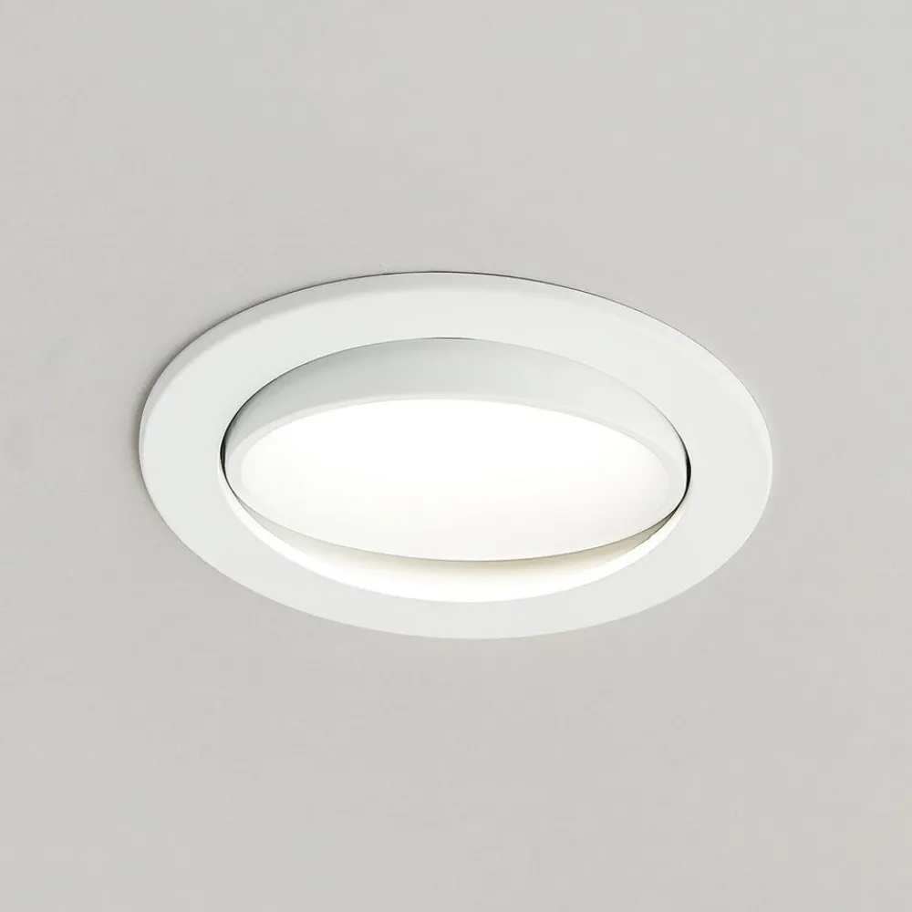 Arcchio Loftlamper|Indbygningsspots > LED-indbygningslampe Katerin, 10 cm, hvid, drejelig