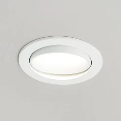 Loftlamper ^ Arcchio LED-indbygningslampe Katerin, hvid, drejelig, 2-pak