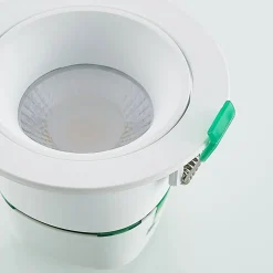 Loftlamper ^ Arcchio LED-indbygningslampe Katerin, hvid, drejelig, 2-pak