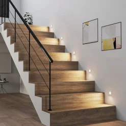 Arcchio Gang|Pendellamper > LED-indbygningslampe Vexi, 7,8 cm x 7,8 cm, hvid, CCT