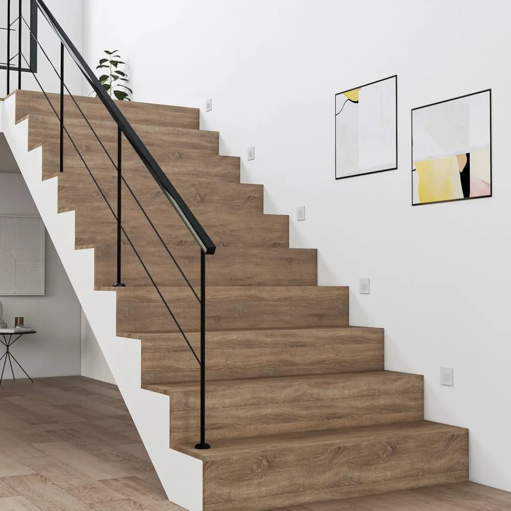 Arcchio Gang|Pendellamper > LED-indbygningslampe Vexi, 7,8 cm x 7,8 cm, hvid, CCT
