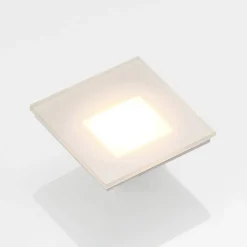 Arcchio Gang|Pendellamper > LED-indbygningslampe Vexi, 7,8 cm x 7,8 cm, hvid, CCT