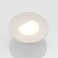 Arcchio Gang|Indbygningsspots > LED-indbygningslampe Vexi, Ø 7,8 cm, hvid, aluminium, CCT