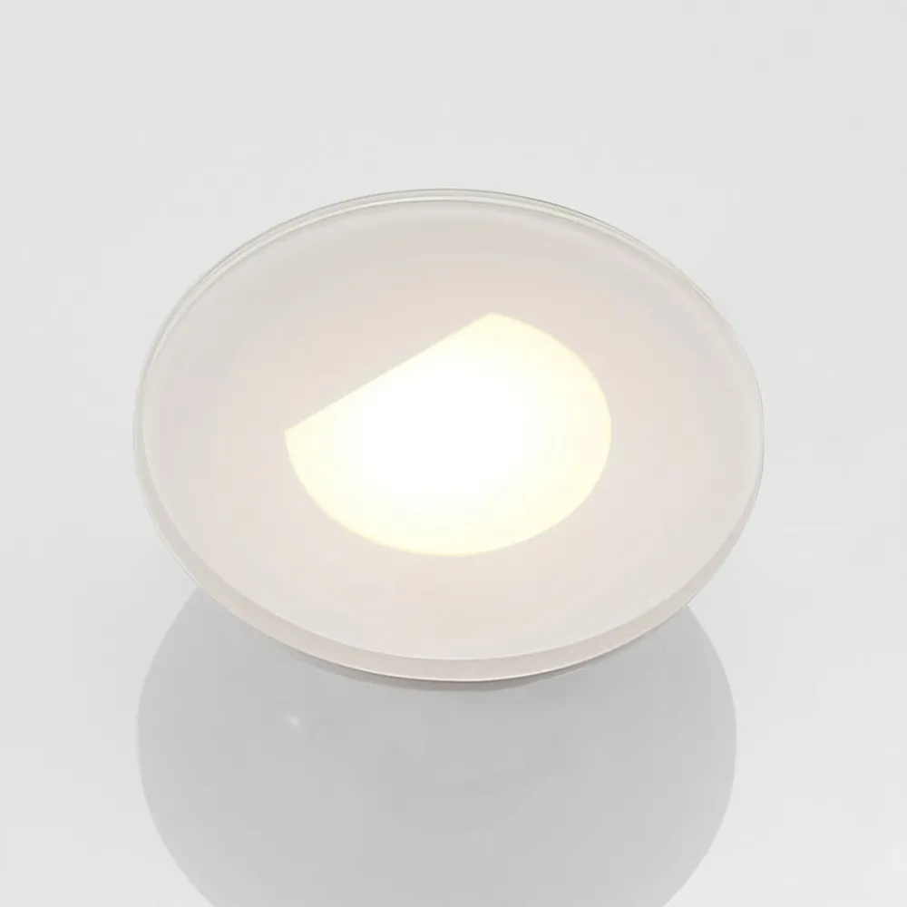 Arcchio Gang|Indbygningsspots > LED-indbygningslampe Vexi, Ø 7,8 cm, hvid, aluminium, CCT