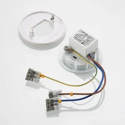 Arcchio Gang|Indbygningsspots > LED-indbygningslampe Vexi, Ø 7,8 cm, hvid, aluminium, CCT