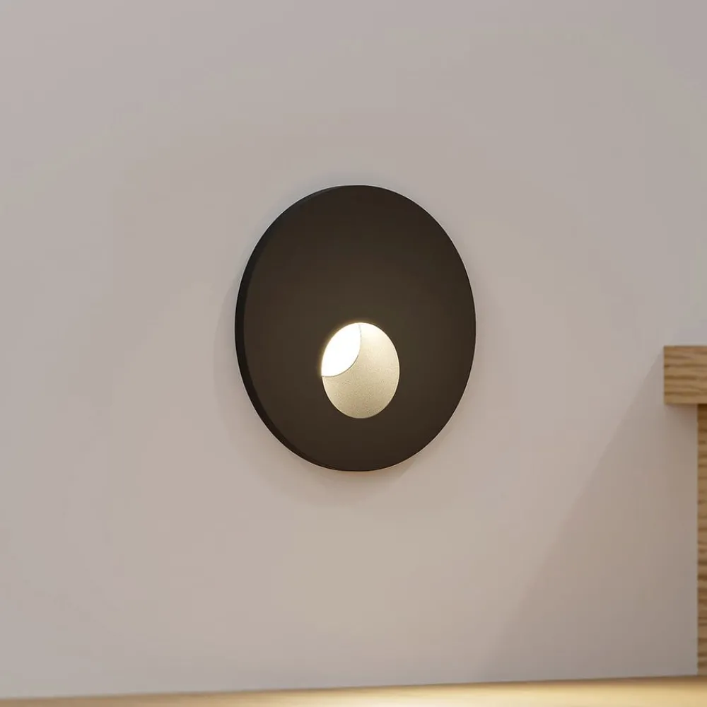 Indbygningsspots|Spotlights ^ Arcchio LED-indbygningslampe Neru, 7 cm, hvid, kantet, sensor