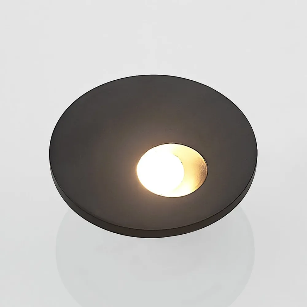 Indbygningsspots|Spotlights ^ Arcchio LED-indbygningslampe Neru, 7 cm, hvid, kantet, sensor