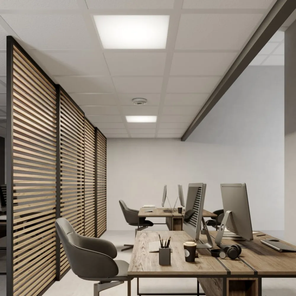Arcchio Arbejdsrum/Kontor|Loftlamper > LED-indsatspanel Vinas, 4.000 K, 36 W, 62 cm x 62 cm