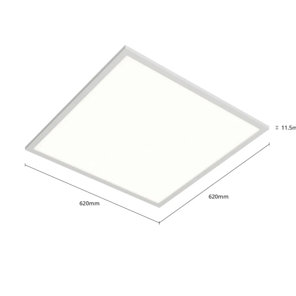 Arcchio Arbejdsrum/Kontor|Loftlamper > LED-indsatspanel Vinas, 4.000 K, 36 W, 62 cm x 62 cm