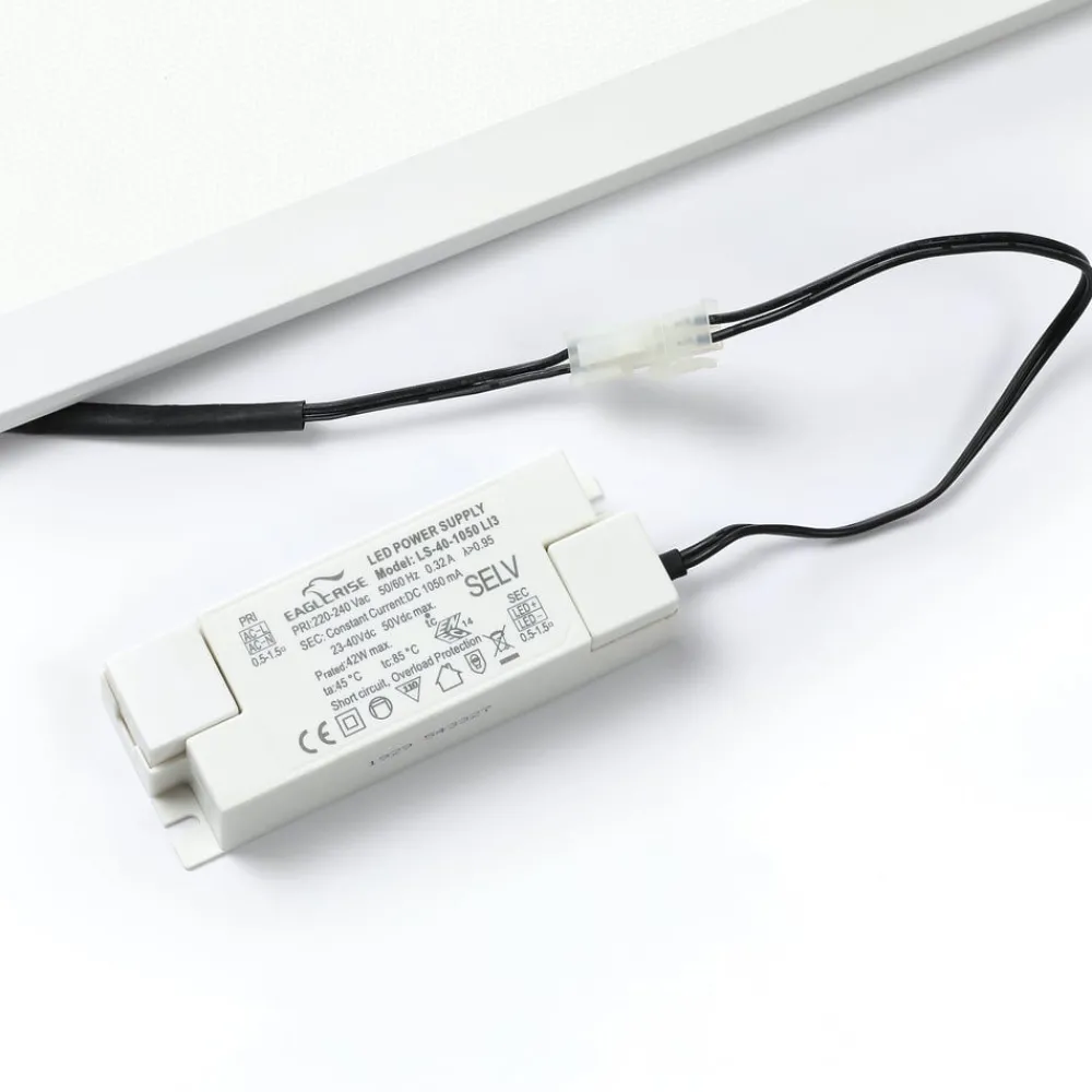 Arcchio Arbejdsrum/Kontor|Loftlamper > LED-indsatspanel Vinas, 4.000 K, 36 W, 62 cm x 62 cm
