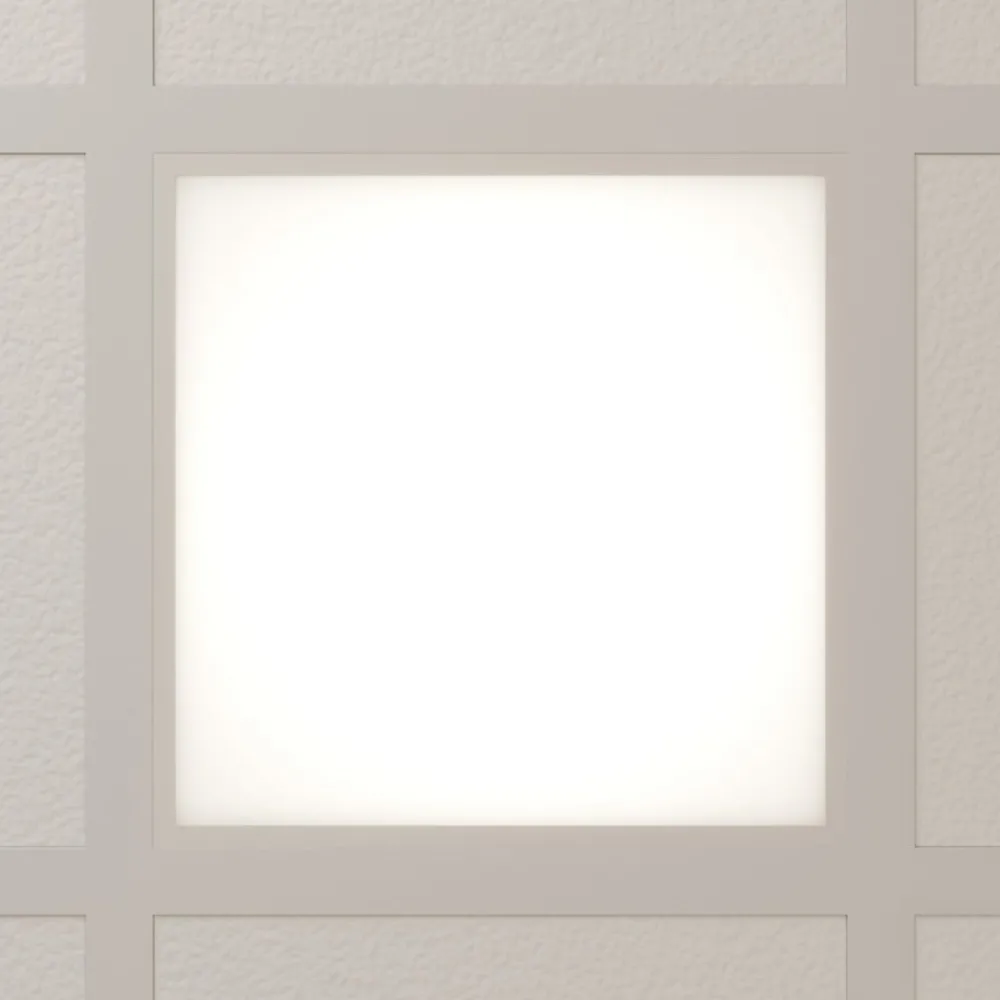 Arcchio Arbejdsrum/Kontor|Loftlamper > LED-indsatspanel Vinas, 4.000 K, 36 W, 62 cm x 62 cm