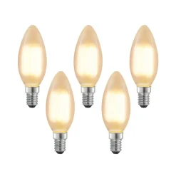 Arcchio Dæmpbar Led-Pære|Led Pærer > LED-kertepære E14, 4 W, 2.700 K, dæmpbar, sæt med 5 stk