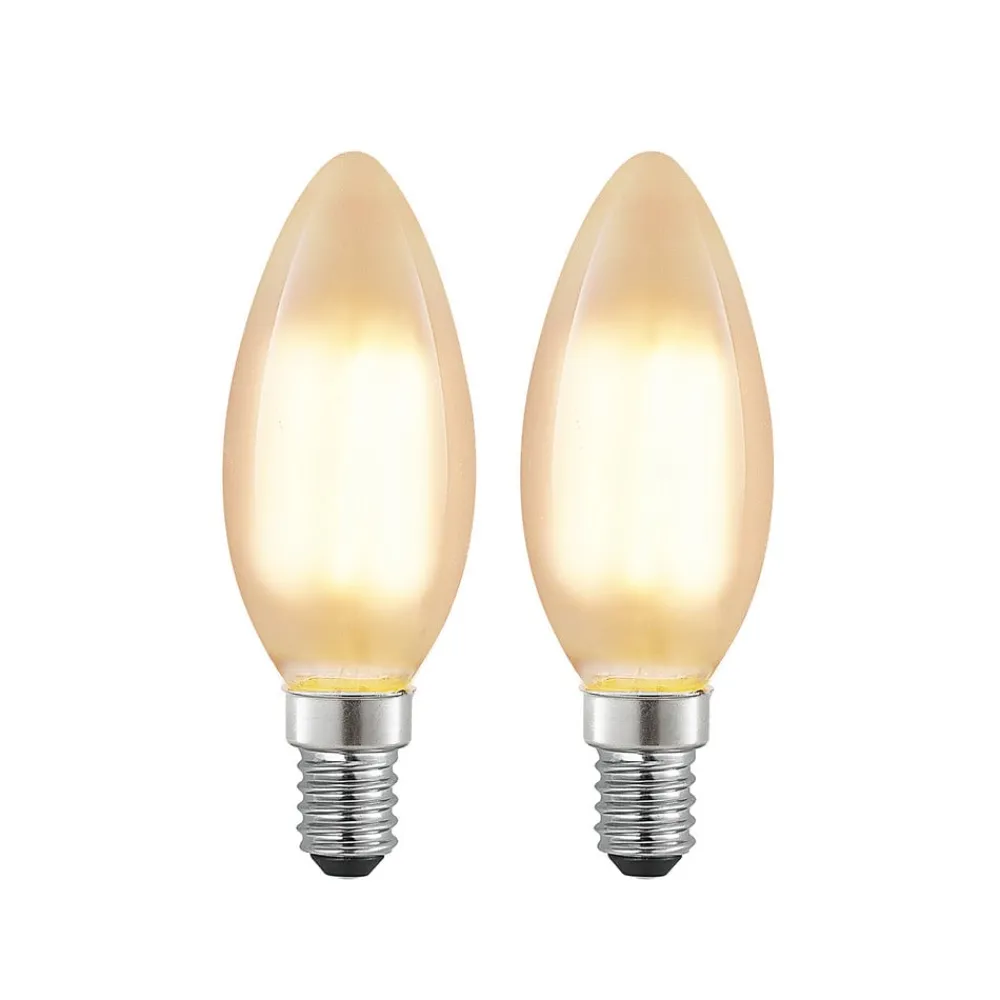 Arcchio Dæmpbar Led-Pære|Led Pærer > LED-kertepære E14, 4 W, 2.700 K, dæmpbar, sæt med 2 stk