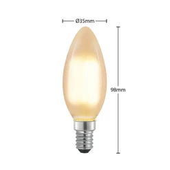 Arcchio Dæmpbar Led-Pære|Led Pærer > LED-kertepære E14, 4 W, 2.700 K, dæmpbar, sæt med 2 stk