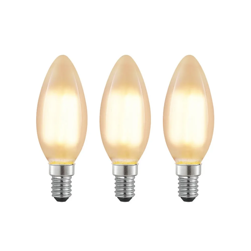 Arcchio Dæmpbar Led-Pære > LED-kertepære E14, 4 W, 2.700 K, dæmpbar, sæt med 3 stk