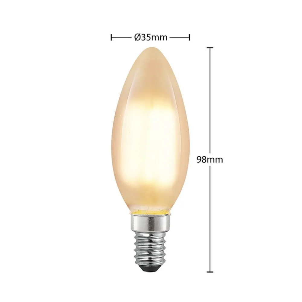 Arcchio Dæmpbar Led-Pære > LED-kertepære E14, 4 W, 2.700 K, dæmpbar, sæt med 3 stk
