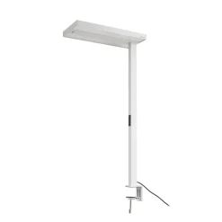 Arcchio Arbejdsrum/Kontor|Bordlamper > LED-klemmelampe Logan, hvid, dæmpbar, sensor