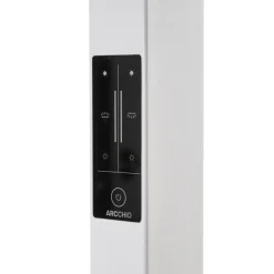 Arcchio Arbejdsrum/Kontor|Bordlamper > LED-klemmelampe Logan, hvid, dæmpbar, sensor