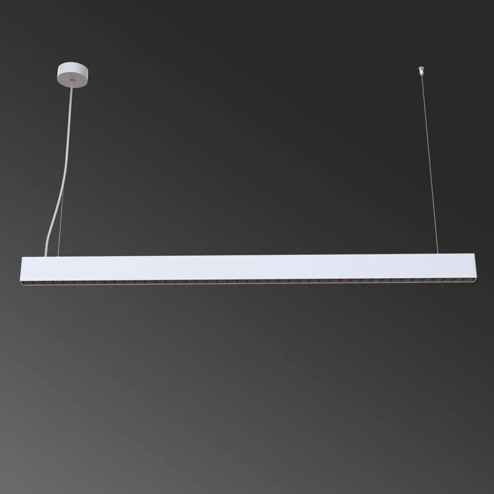 Arbejdsrum/Kontor|Pendellamper ^ Arcchio LED-kontorhængelampe Jolinda slim, metal, op/ned