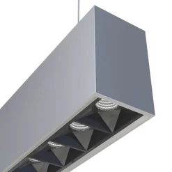 Arbejdsrum/Kontor|Pendellamper ^ Arcchio LED-kontorhængelampe Jolinda slim, metal, op/ned