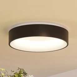 Arcchio Gang|Loftlamper > LED-loftlampe Aleksi, Ø 45 cm, sort, metal, CCT