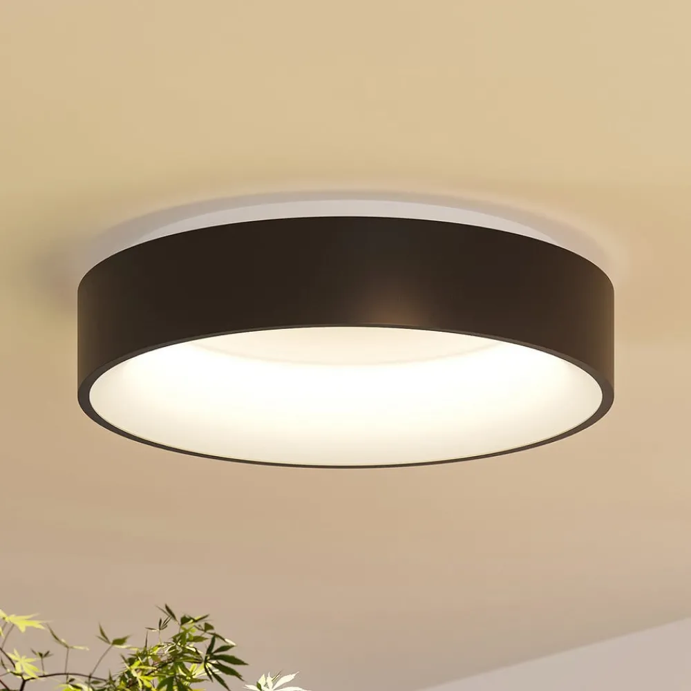 Arcchio Gang|Loftlamper > LED-loftlampe Aleksi, Ø 45 cm, sort, metal, CCT